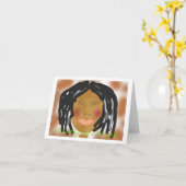 Carte de correspondance (Fleur jaune)