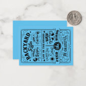 Carte de correspondance (Devant/Arrière en situation)