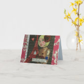 CARTE DE CORRESPONDANCE- (Fleur jaune)