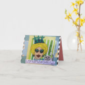 Carte de correspondance (Fleur jaune)