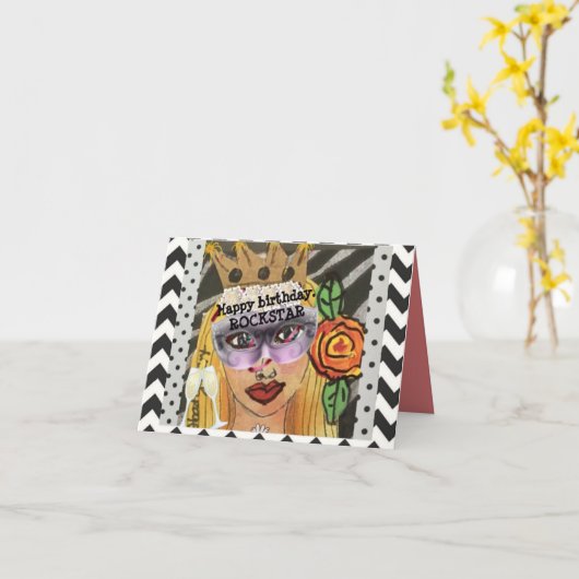 Carte de correspondance (Fleur jaune)