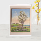 Carte de correspondance (Fleur jaune)