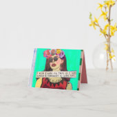 carte de correspondance (Fleur jaune)