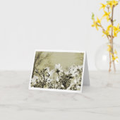 Carte de correspondance (Fleur jaune)