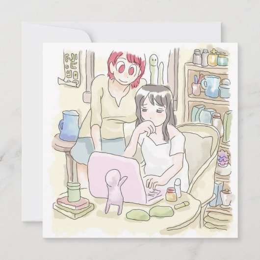 CARTE DE CORRESPONDANCE さむにやじ (Devant)