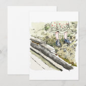 CARTE DE CORRESPONDANCE されむやじ (Devant / Derrière)