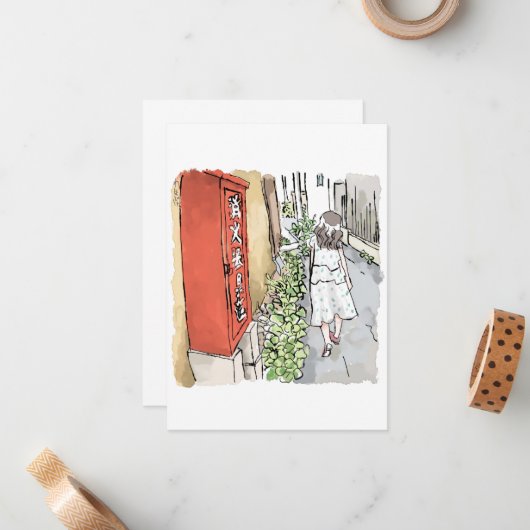 CARTE DE CORRESPONDANCE されやむじ (Devant/Arrière en situation)