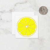 CARTE DE CORRESPONDANCE レモン (Devant/Arrière en situation)