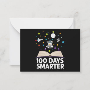 Carte De Correspondance 100e jour d'école 100 jours de livres plus intelli