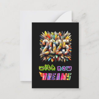 Carte De Correspondance 2025 Avec De Nouveaux Rêves