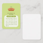 Carte De Correspondance 2026 Novembre Calendrier Motivationnel Mensuel Kaw (Devant / Derrière)