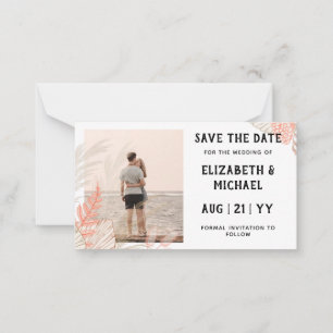 Carte De Correspondance 20 x BUDGET Photo Économisez Date Pampas Grass Cor