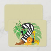 Carte De Correspondance 2 years old! Happy Birthday baby! (Devant / Derrière)