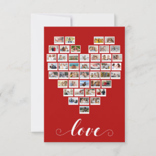 Carte De Correspondance 44 Collage Photo Amour Film Appareil Photo Instant