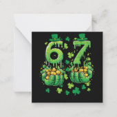 Carte De Correspondance 6 7 Jour de la Saint-Patrick (Devant)