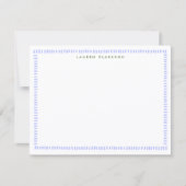 Carte de correspondance à bordure peinte à la main (Devant)