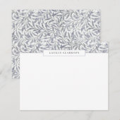 Carte de correspondance à bordure supérieure motif (Devant / Derrière)