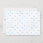 Carte de correspondance à monogramme floral romant (Dos)