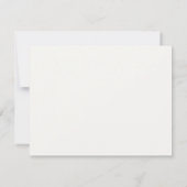 Carte de correspondance à motif de patte classique (Dos)