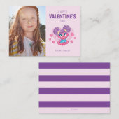 Carte De Correspondance Abby Cadabby coeurs de la Saint-Valentin Graphique (Devant / Derrière)