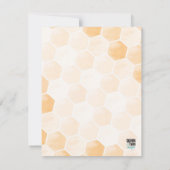 Carte De Correspondance Abeille aquarelle (Dos)