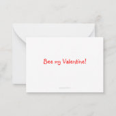 Carte De Correspondance abeille et coccinelle minuscule (Dos)