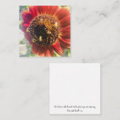 Carte De Correspondance Abeille unique (Devant / Derrière)