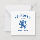 CARTE DE CORRESPONDANCE ABERDEEN (Devant)