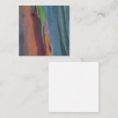 Carte De Correspondance Abstract de Rainbow Gum Tree (Devant / Derrière)