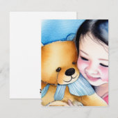 Carte De Correspondance Accrocher un ours (Devant / Derrière)