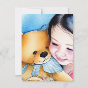 Carte De Correspondance Accrocher un ours
