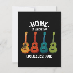 Carte De Correspondance Accueil où sont mes Ukuleles