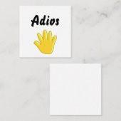 Carte De Correspondance Adios (Devant / Derrière)