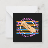 Carte De Correspondance Admettre un ticket - dans les années 80 (Devant)