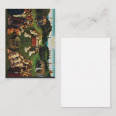 Carte De Correspondance Adoration de l'agneau par Jan van Eyck (Devant / Derrière)