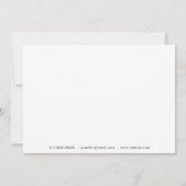 Carte De Correspondance Agent immobilier personnalisé Faux Gold Pineappy (Dos)