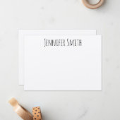 Carte De Correspondance Agritourisme moderne personnalisé style manuscrit (Devant/Arrière en situation)