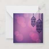 Carte De Correspondance Aïd Moubarak (Dos)