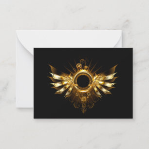 Carte De Correspondance Ailes de Steampunk