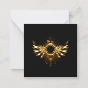 Carte De Correspondance Ailes de Steampunk