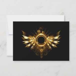 Carte De Correspondance Ailes de Steampunk