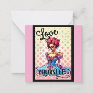 Carte De Correspondance Aime-toi Sugar Skull