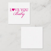 Carte De Correspondance Aimez-vous bébé (Devant / Derrière)