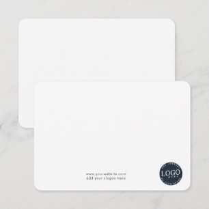 Carte De Correspondance Ajouter le logo de l'entreprise et le personnel du