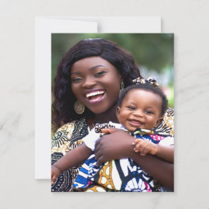Carte De Correspondance Ajouter une photo de bébé Personnaliser
