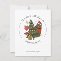 Ajouter votre logo d'entreprise Fêtes de Noël d'en
