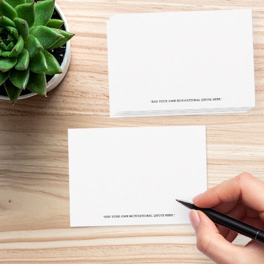 Carte De Correspondance Ajouter votre propre devis