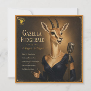 Carte De Correspondance Album Gazella Fitzgerald : une parodie