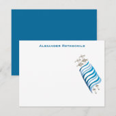 Carte De Correspondance Alexander Chanoch TY (Devant / Derrière)