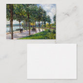 Carte De Correspondance Alfred Sisley - Allée des châtaigniers (Devant / Derrière)